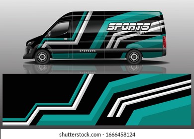 Van Car Wrapping Decal Design