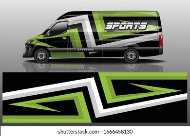 Van Car Wrapping Decal Design