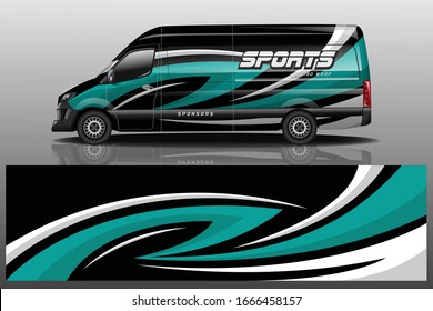 Van Car Wrapping Decal Design
