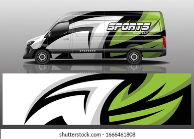 Van Car Wrapping Decal Design