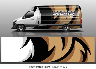 Van Car Wrapping Decal Design