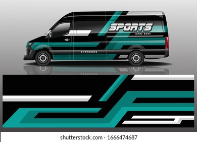 Van Car Wrapping Decal Design