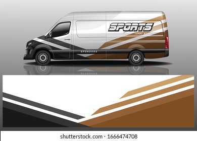 Van Car Wrapping Decal Design