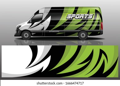 Van Car Wrapping Decal Design