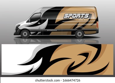Van Car Wrapping Decal Design
