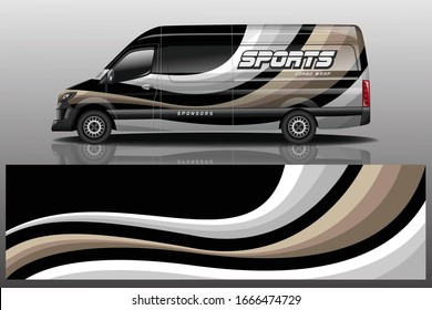 Van Car Wrapping Decal Design