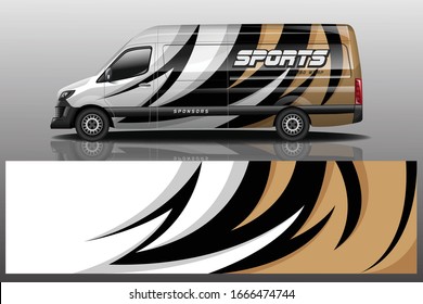 Van Car Wrapping Decal Design