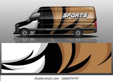 Van Car Wrapping Decal Design