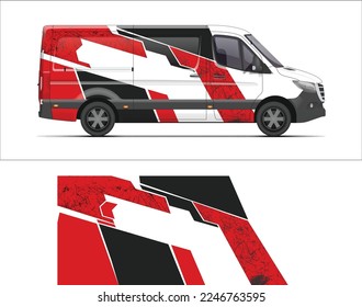 Diseño Decal de envolvimiento de coches de Van