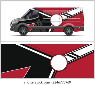 Van Car Wrapping Decal Design