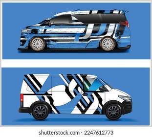Diseño Decal de envolvimiento de coches de Van