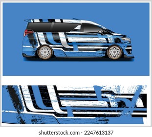 Van Car Wrapping Decal Design