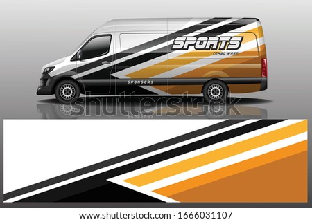 Van Car Wrapping Decal Design