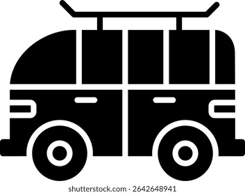 Van Creative Iconos Nuevos Diseño Diseño de Vector