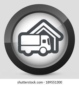 Van delivery icon