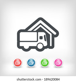 Van delivery icon