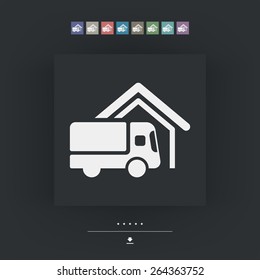 Van delivery icon