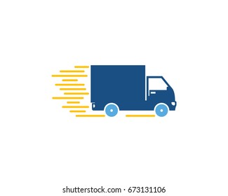 Van Delivery Icon Logo Design Element