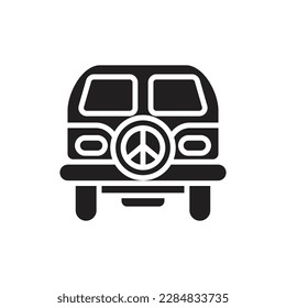 Van Filled Icon Vector Illustration
