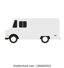 Van flat illustration