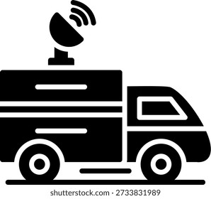 Van Glyph Vector Icon Design