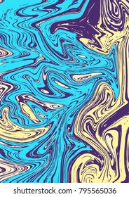 Van gogh inspired colors. Marble texture.