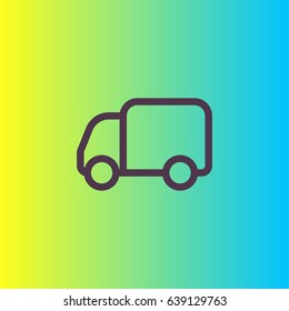 Van icon. Delivery vector