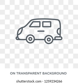 Van icon. Van design concept from  collection. Simple element vector illustration on transparent background.
