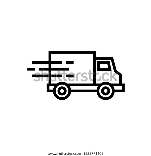 Van icon design, Delivery van, Logistics,\
transportation, delivery icon vector eps\
10
