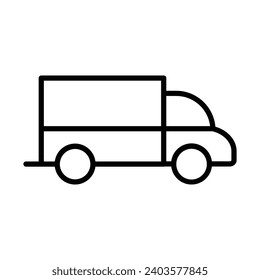 Van icon design for personal commercial use