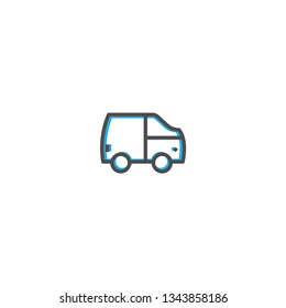 Van icon design. Transportation icon vector illustration
