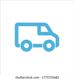 van icon flat vector logo design trendy illustration signage symbol graphic simple