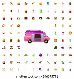 van icon illustration isolated vector sign symbol
