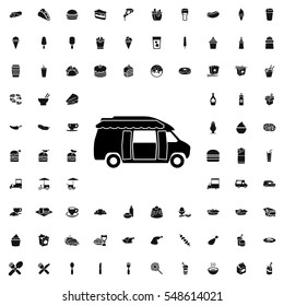 van icon illustration isolated vector sign symbol