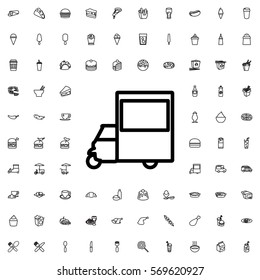 van icon illustration isolated vector sign symbol