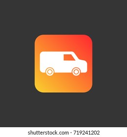 Van icon illustration isolated vector sign symbol