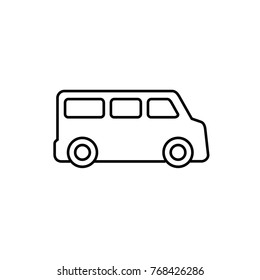 van icon illustration isolated vector sign symbol