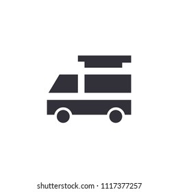 Van icon isolated on white background. Vehicle symbol modern, simple, vector, icon for website design, mobile app, ui. Vector Illustration