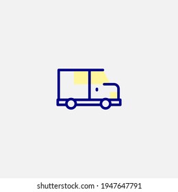 Vector de signo de icono de Van,Símbolo, ilustración de logotipo para web y móvil