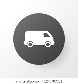 Van icon symbol. Premium quality isolated lorry element in trendy style.