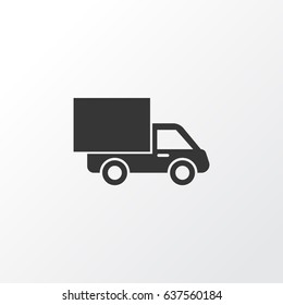Van Icon Symbol. Premium Quality Isolated Lorry Element In Trendy Style.