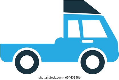 Van Icon Symbol. Premium Quality Isolated Truck Element In Trendy Style.
