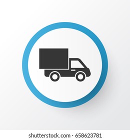 Van Icon Symbol. Premium Quality Isolated Lorry Element In Trendy Style.