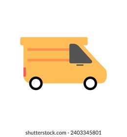 Van icon. Transport vehicle vector