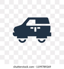 van icon vector, van auto sign