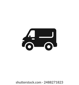 Van icon vector. EPS 10 editable vector