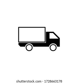 van icon vector sign symbol isolated