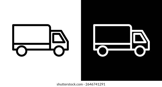 Van icon vector simple element illustration editable