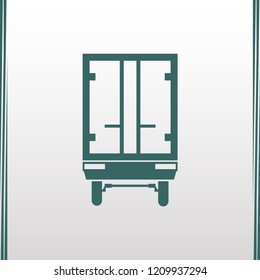 van Icon Vector for web