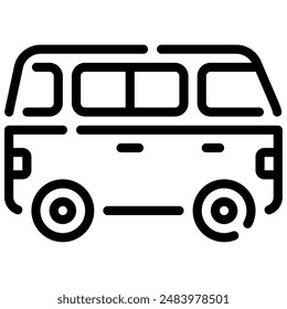 Van icon for web, app, infographic, etc